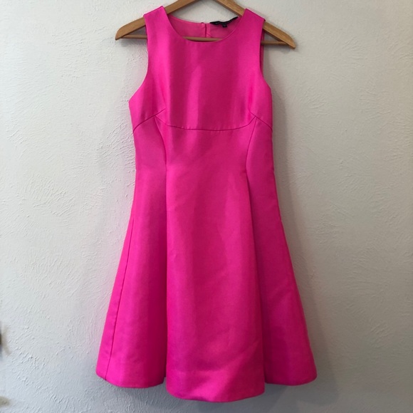 Kaya & Sloane satin pink fit and flare dress - Picture 3 of 13